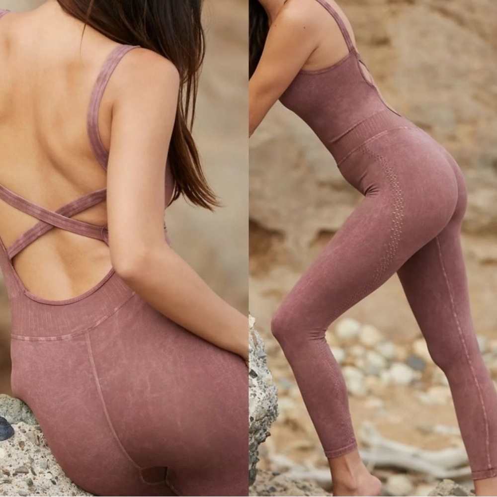Women's Mauve Jumpsuit.  M-L